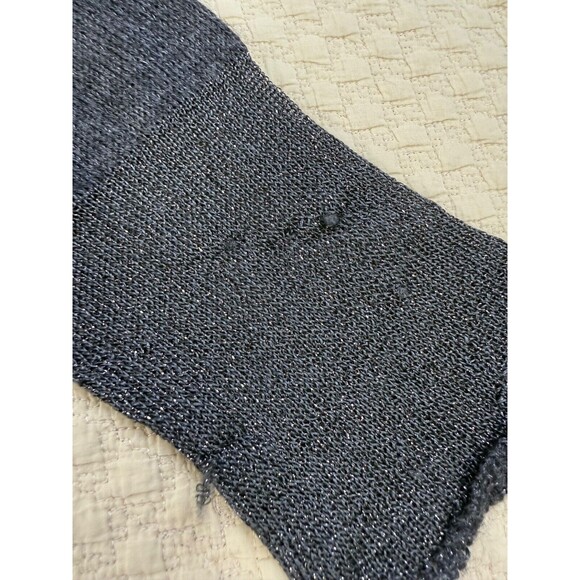 Krizia Maglia Italy Sweater Mohair Metal Blend Sparkle | Gray | Size IT 44 - M - Picture 12 of 16